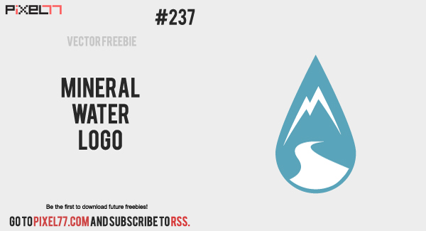 free vector Free Vector of the Day #237: Mineral Water Logo