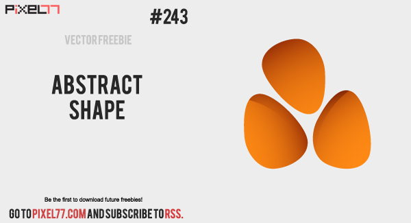 free vector Free Vector of the Day #243: Abstract Shape