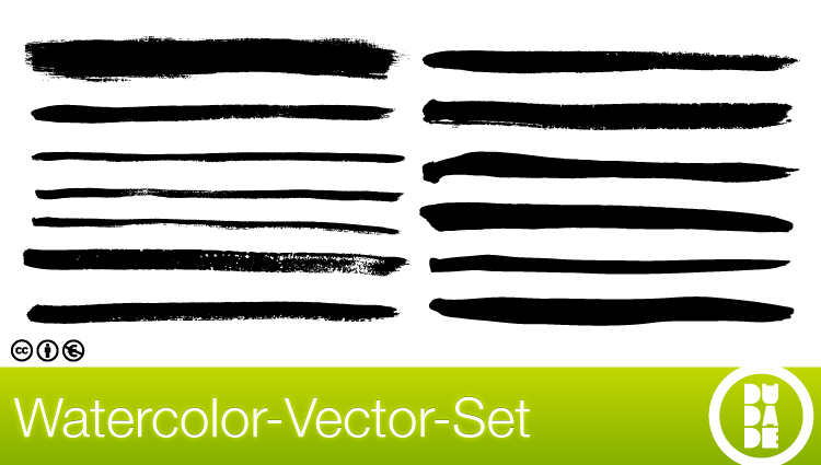 free vector Free Watercolor-Vector-Set
