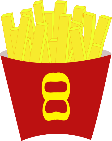 free vector French Free Fries clip art