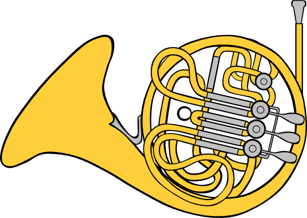 free vector French Horn clip art