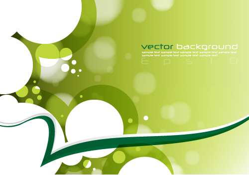 free vector Fresh and dynamic posters vector