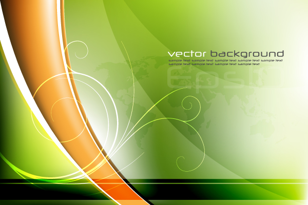 free vector Fresh background poster vector