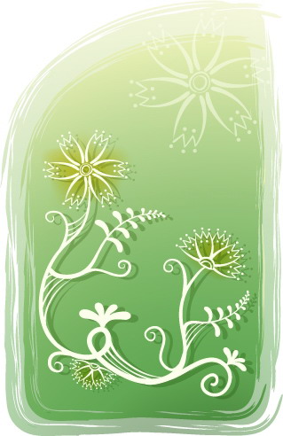 free vector Fresh flowers handpainted background vector case 2
