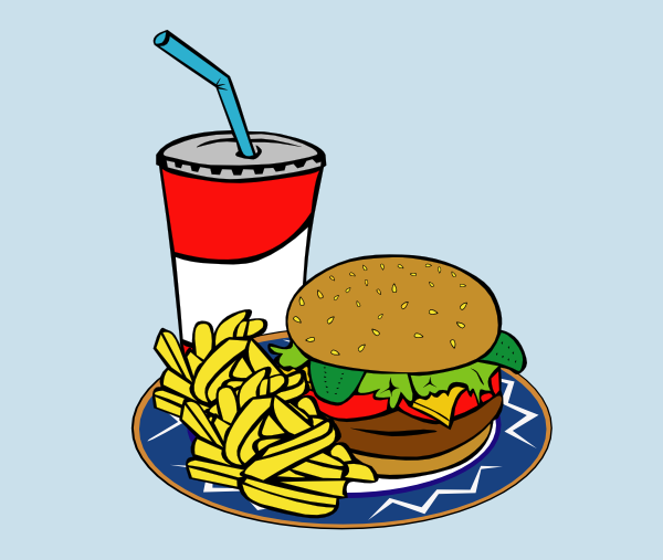 free vector Fries Burger Soda Fast Food clip art