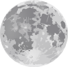 free vector Full Moon clip art