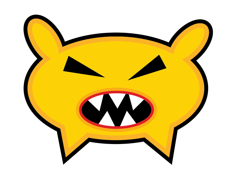 free vector Funny monster