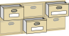 free vector Furniture File Cabinet Drawers clip art
