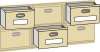 Download Furniture File Cabinet Drawers clip art (114425) Free SVG Download / 4 Vector