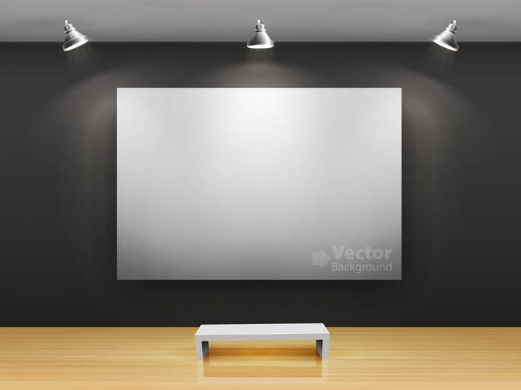 free vector Gallery show background 06 vector