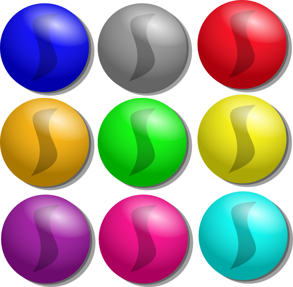 free vector Game Marbles Dots clip art