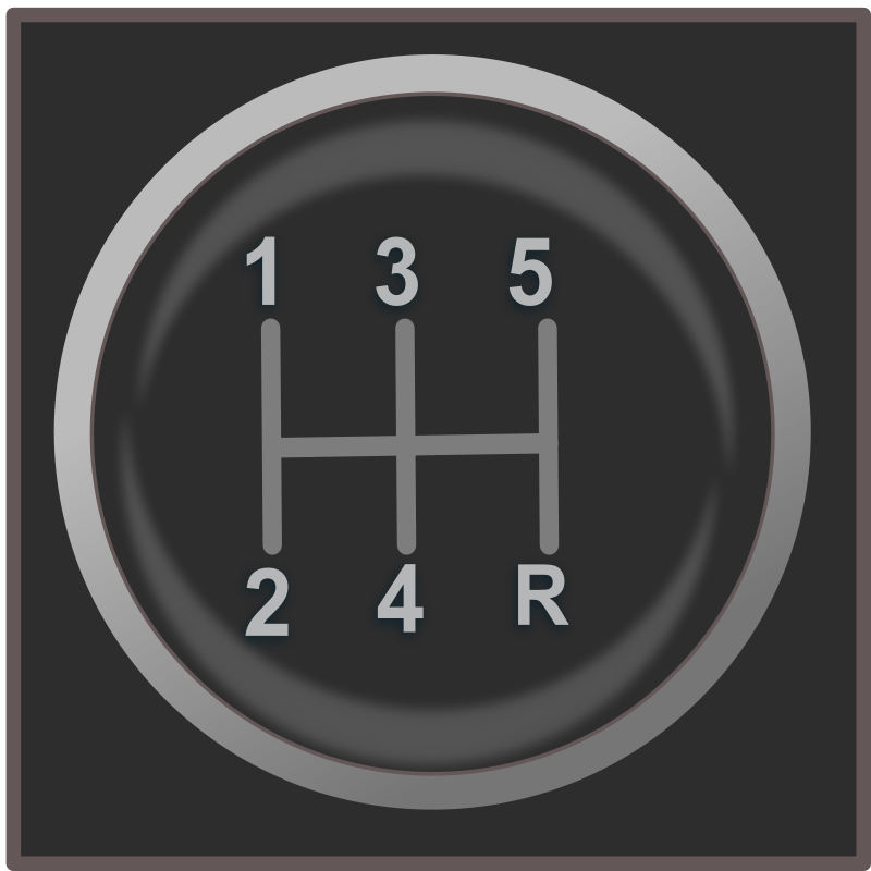 free vector Gear shift knob icon