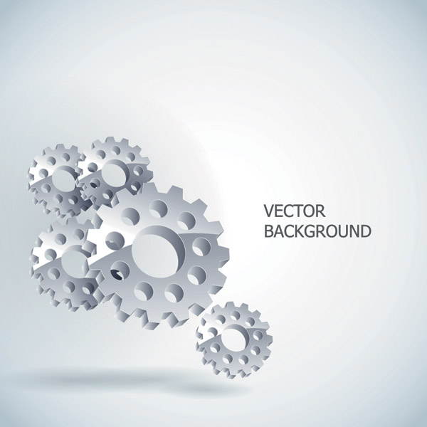 free vector Gear theme vector