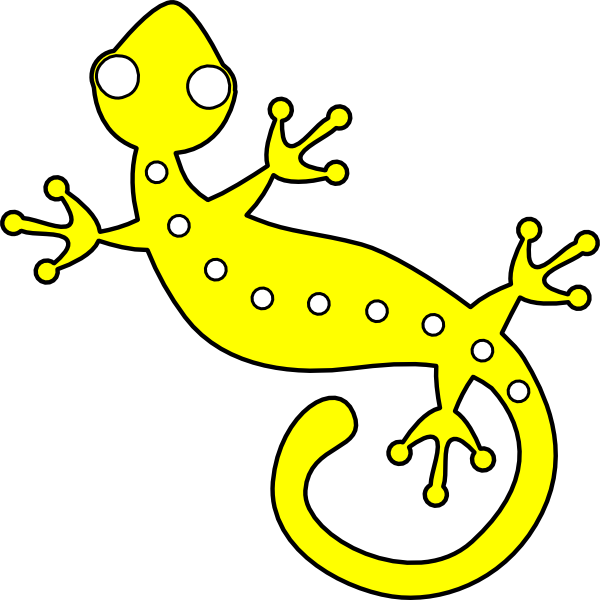 free vector Gecko clip art