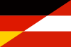 free vector German Austrian Flag Hybrid clip art