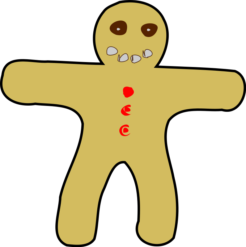 free vector Gingerbread Man