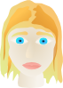 free vector Girl Face clip art