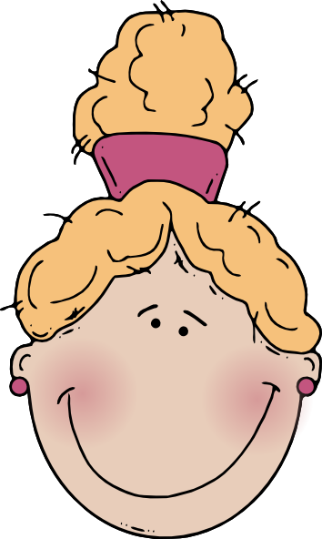 free vector Girlface  clip art