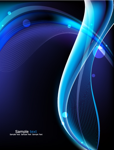 free vector Glare blue background vector