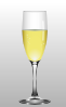 free vector Glass Of Champagne clip art
