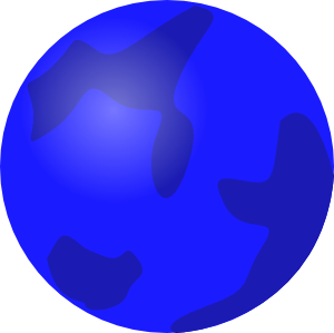 free vector Globe Blue clip art