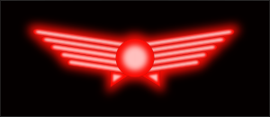 free vector Glowing Aviation Symbol clip art