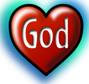 free vector God Heart clip art