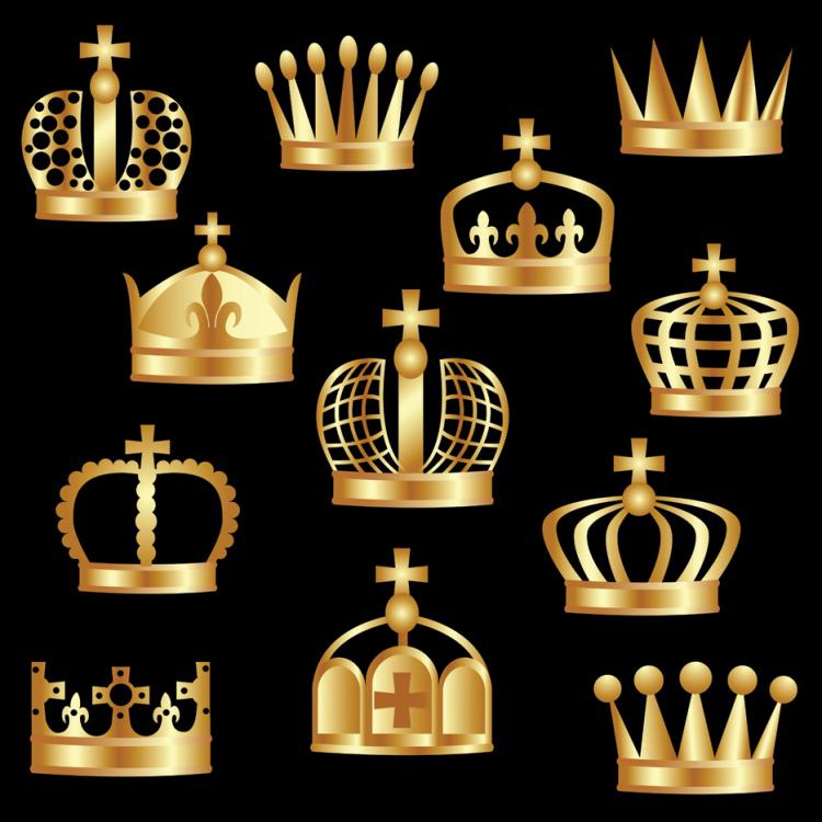 Download Gold Crown And Shield 7184 Free Eps Download 4 Vector