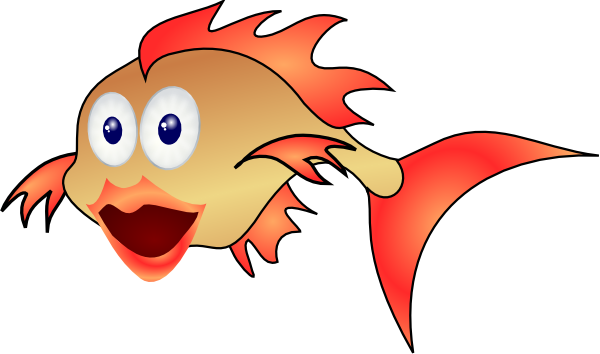 free vector Gold Fish clip art