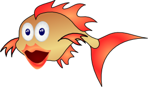 free vector Gold Fish clip art
