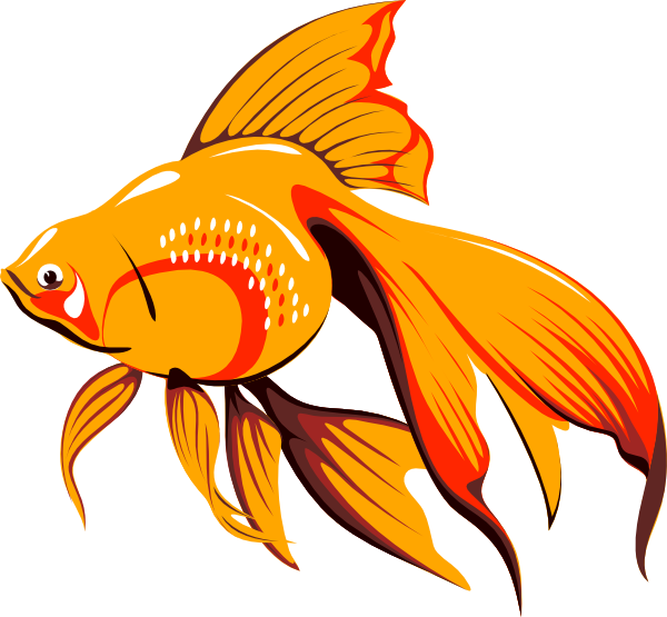 Download Golden Fish clip art (128413) Free SVG Download / 4 Vector