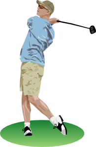 free vector Golf Driver Swing clip art