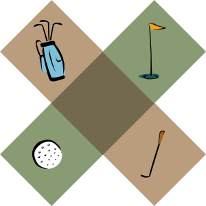 free vector Golf Symbols clip art