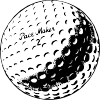 free vector Golfball clip art