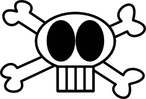 free vector Goofy Skull clip art