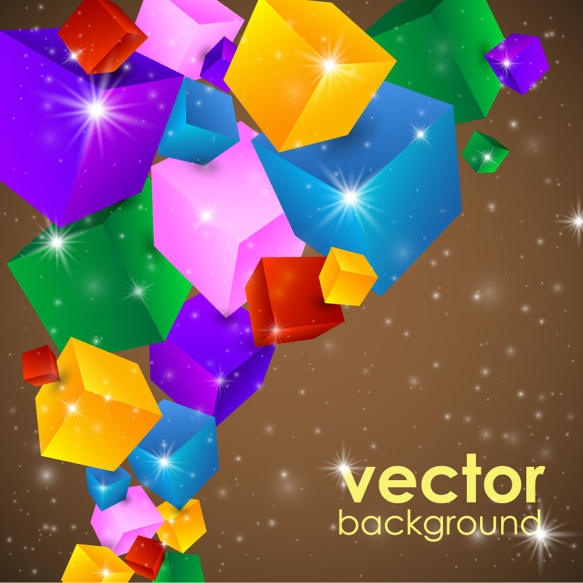 free vector Gorgeous bright dazzle effect vector