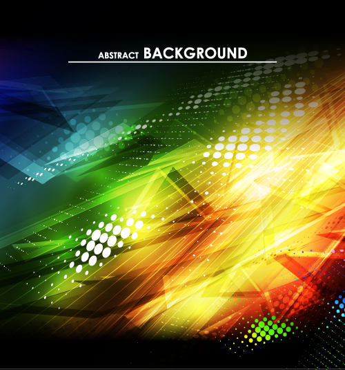 free vector Gorgeous bright halo background 01 vector