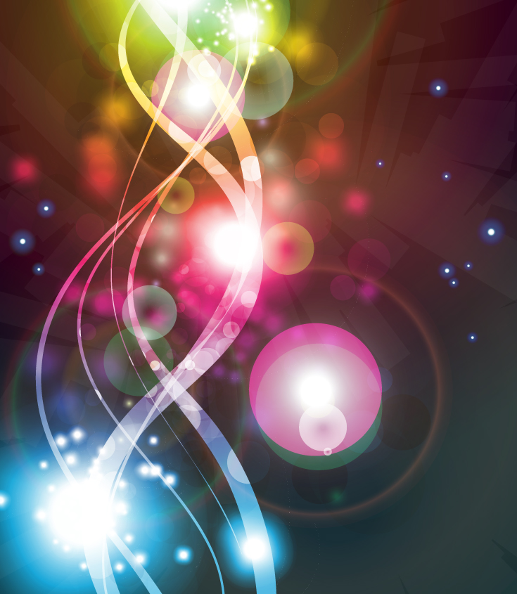free vector Gorgeous bright starlight effects 02 vector
