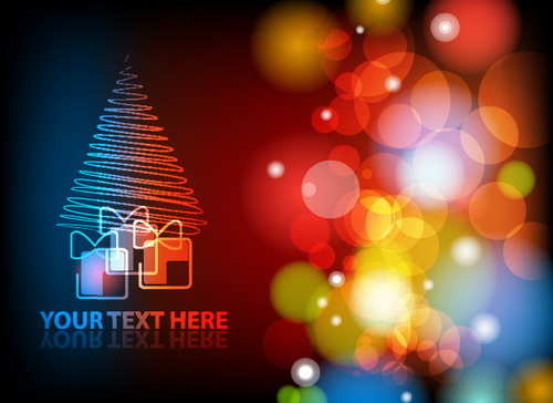 free vector Gorgeous christmas background 03 vector