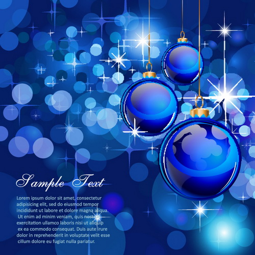 free vector Gorgeous christmas background 04 vector
