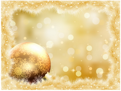 free vector Gorgeous christmas background 05 vector
