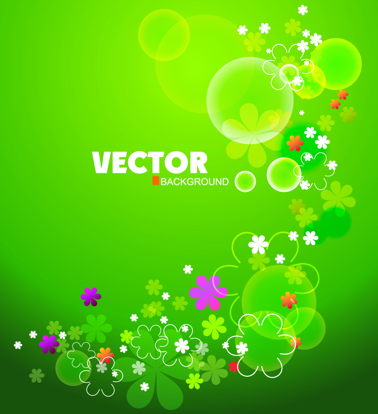 free vector Gorgeous flowers shading 03 vector
