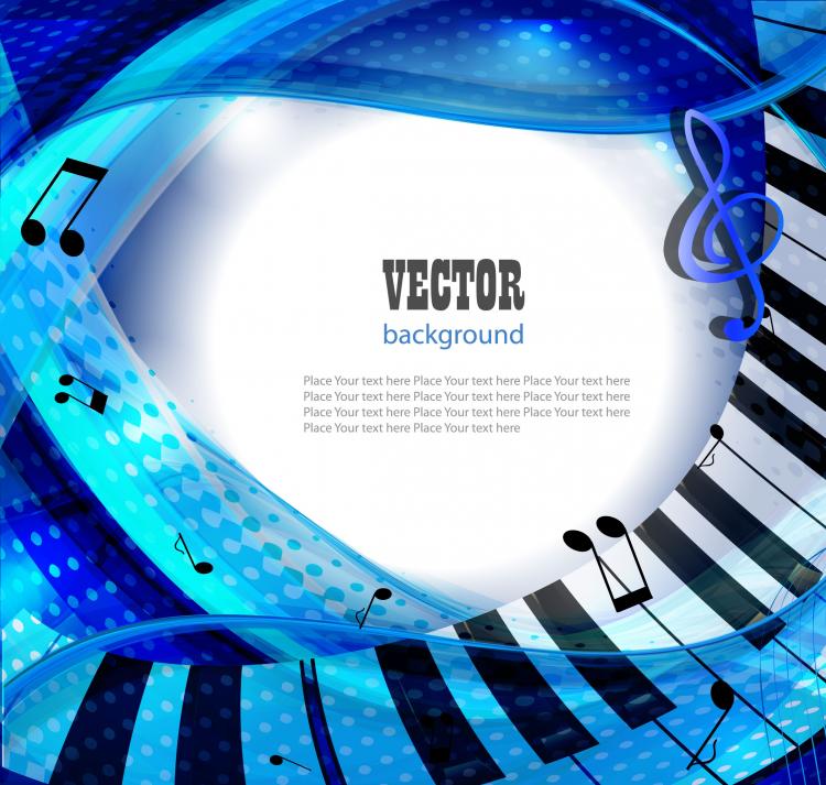 free vector Gorgeous piano key background 03 vector