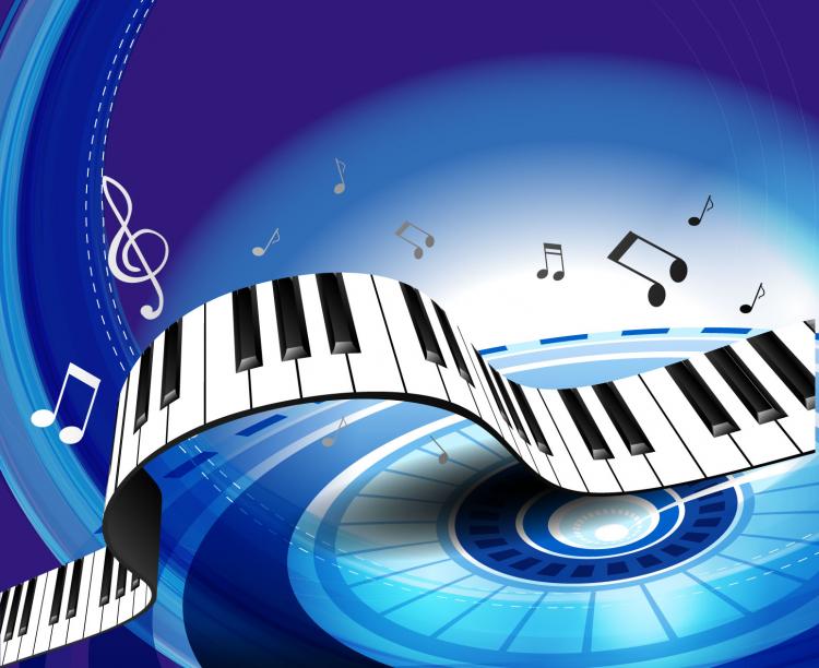 free vector Gorgeous piano key background 04 vector