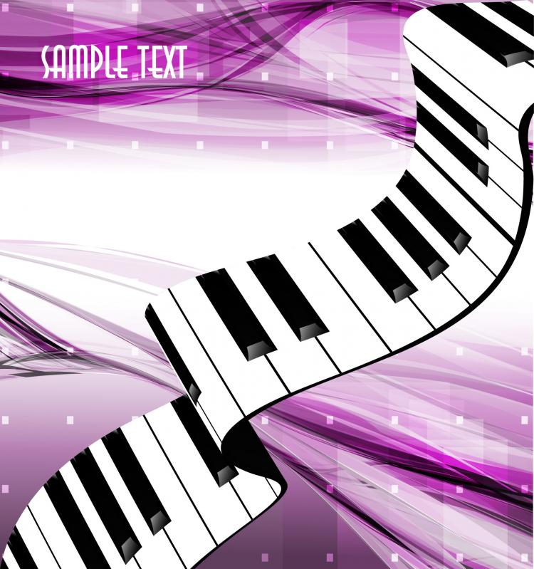 free vector Gorgeous piano key background 05 vector