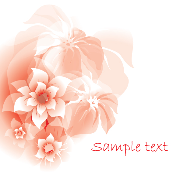 free vector Gorgeous red pattern background 05 vector