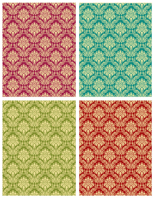 Gorgeous shading pattern (24007) Free AI Download / 4 Vector