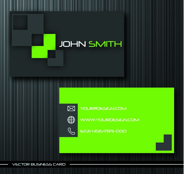 free vector Gorgeous simple business card templates vector