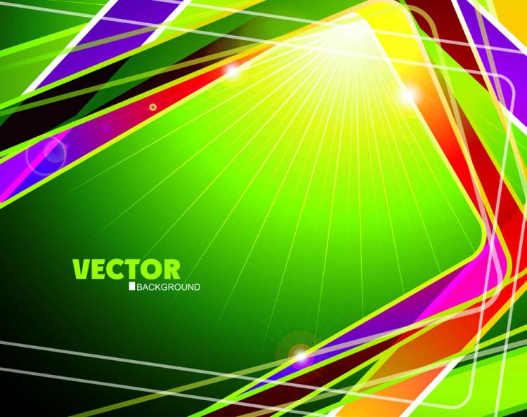 free vector Gorgeous threedimensional dynamic background 05 vector