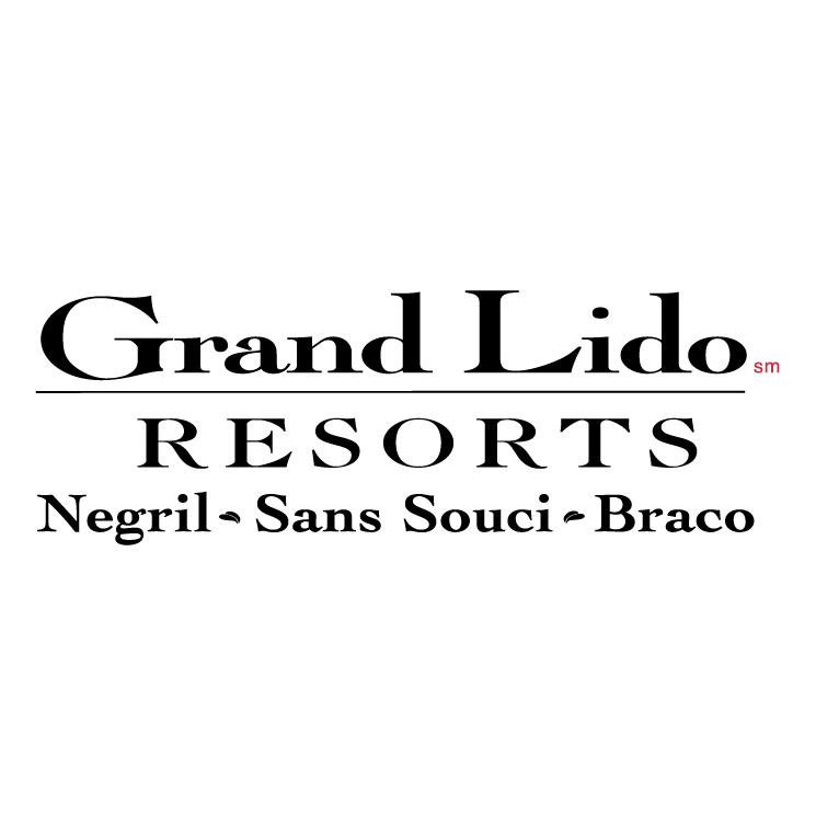 free vector Grand lido resorts